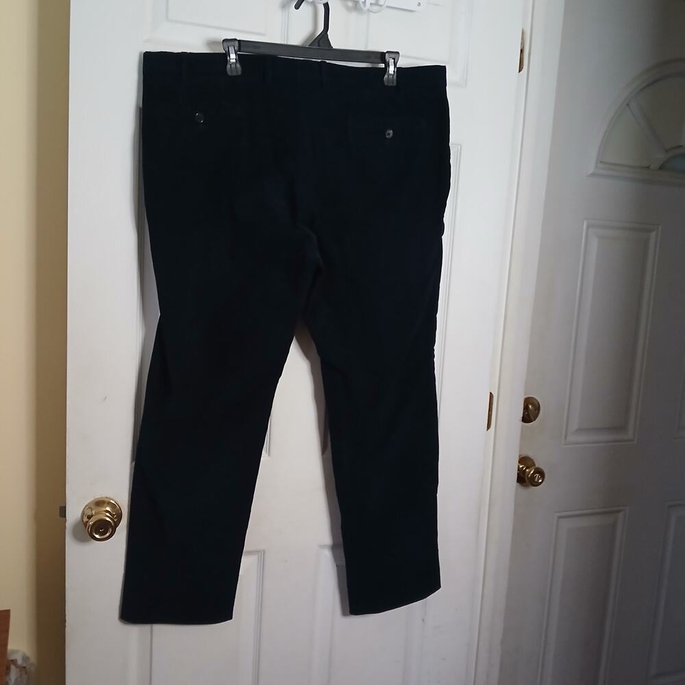 Lauren Ralph Lauren Men’s Corduroy Pants 42x28 Black Classic Fit Straight Leg - Picture 3 of 13